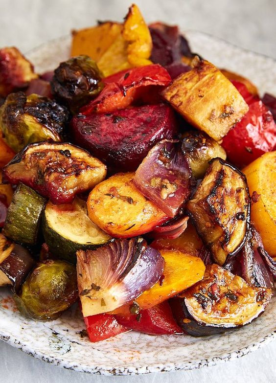 Scrumptious Roasted Vegetables - The best oven roasted vegetables ever! Made quickly and effortlessly. Every vegetable is cooked to perfection.