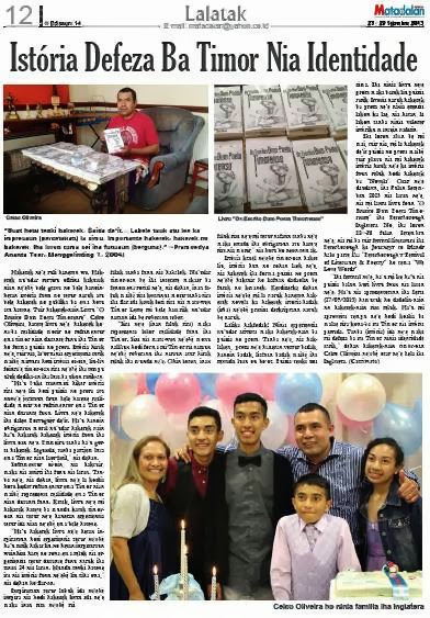 Historia iha Jornal Matadalan