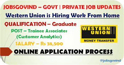 Western Union is Hiring