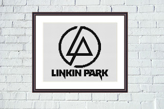 Linkin Park logo cross stitch - Tango Stitch