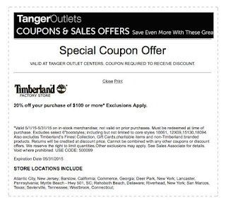 timberland coupons 2018