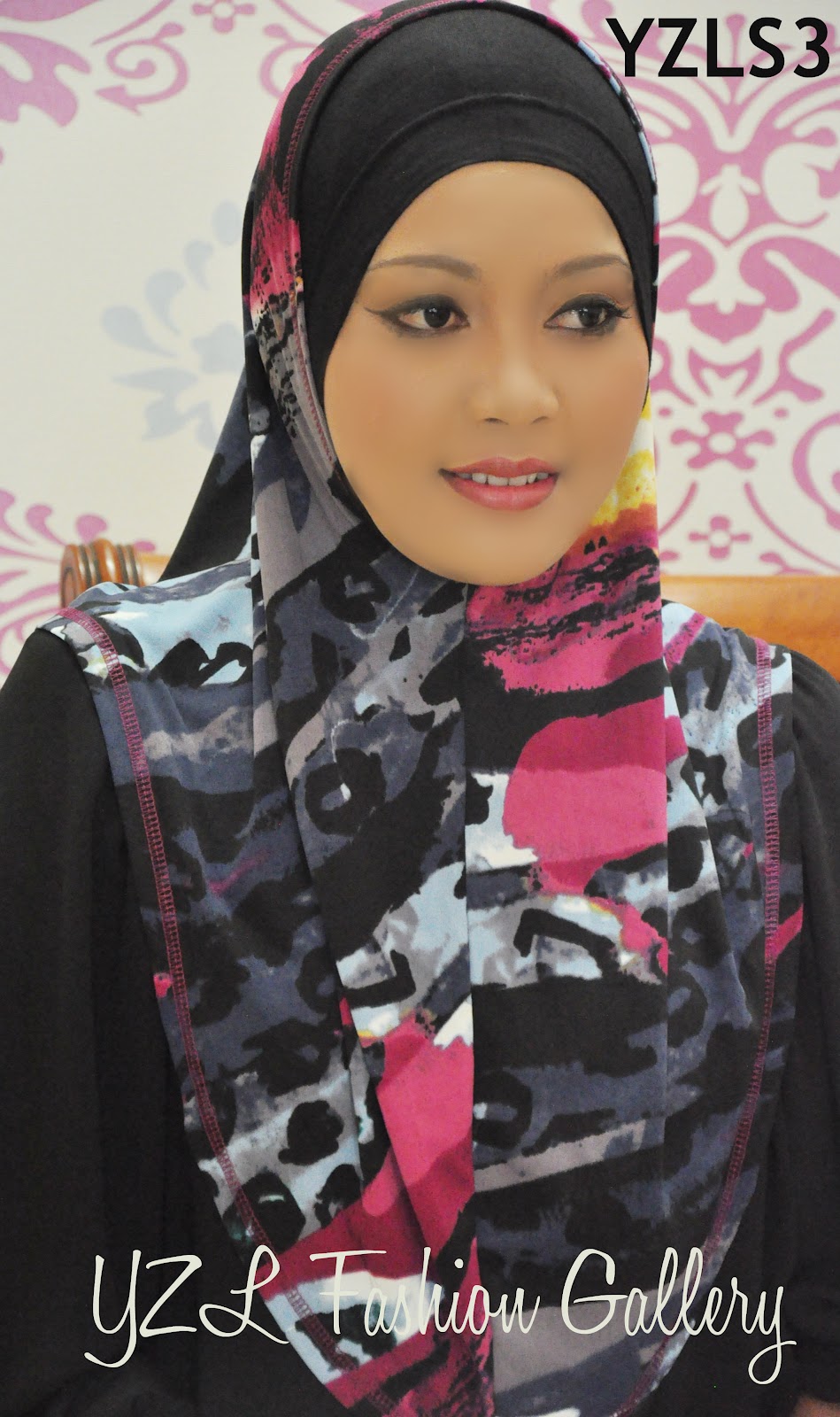 YZL FASHION GALLERY: TUDUNG SYRIA LYCRA CORAK