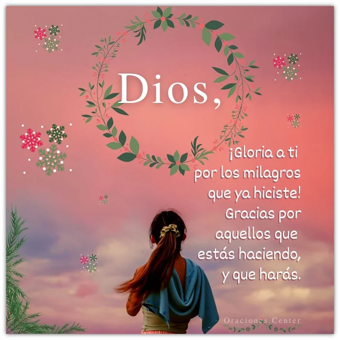 Oración - 5 de Diciembre - Dios de Milagros