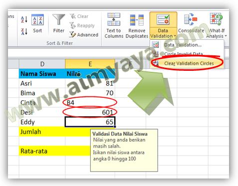 Pengisian atau input angka nilai merupakan hal biasa tapi sanggup menjadi fatal bila kita sa Cara Membuat Validasi Data Angka di Excel 2010