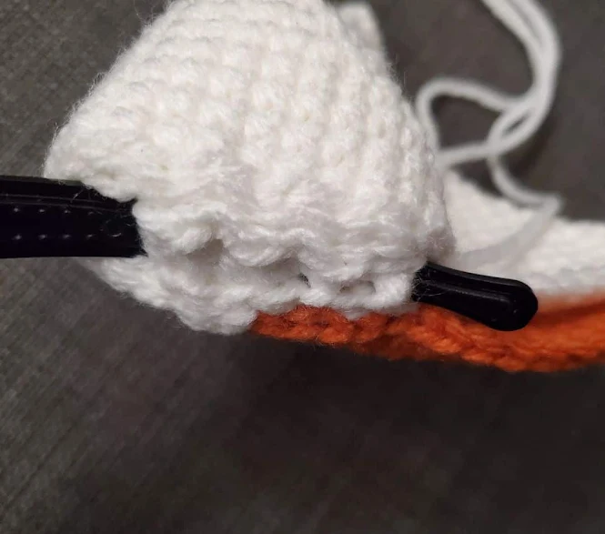 Crochet Red Panda Ears/Fox Ears- Step 5