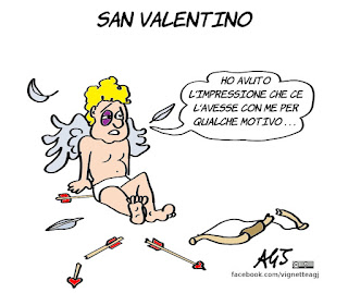 san valentino, amore, umorismo, vignetta