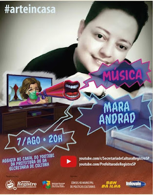 Live desta sexta-feira do projeto Arte In Casa tem Música sertaneja com Mara Andrad