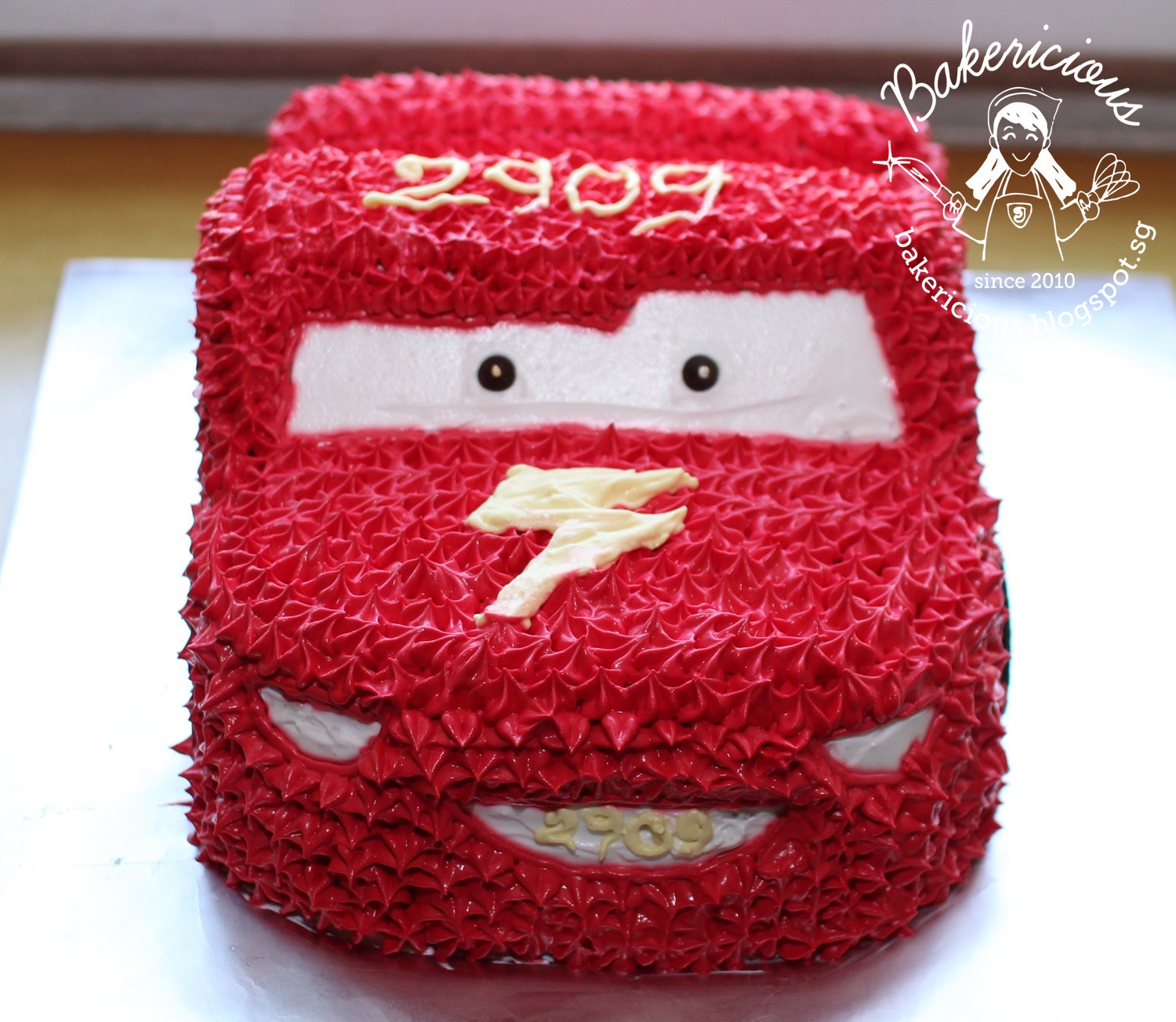 Bakericious: Lightning McQueen Car Cake