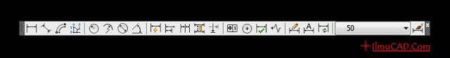 Toolbar Dimensi - AutoCAD 2010