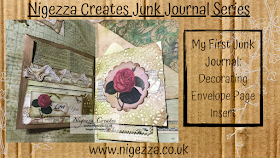 Nigezza Ceates My First Junk Journal: Decorating Envelope Page Insert