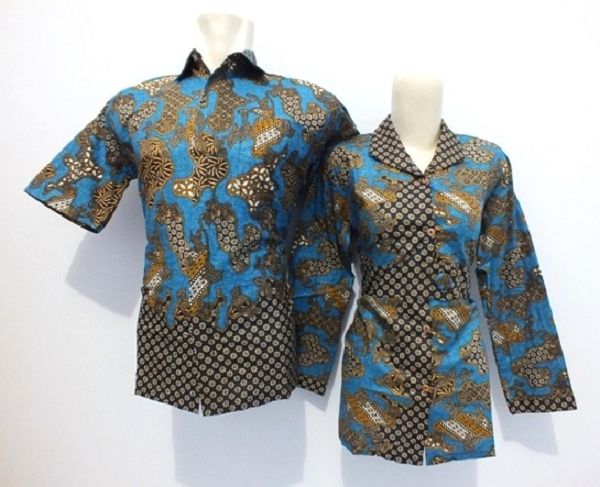 10 Model Baju Batik Kerja Guru Terbaru 1000 Model 