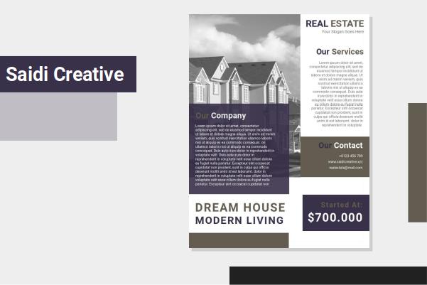 Free Real Estate Flyer Template Word Document Fully Editable File