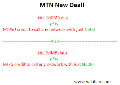 mtn latest data plan at wikiban.com