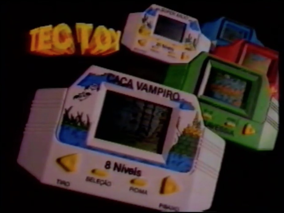 Propaganda da TecToy promovendo o seu famoso mini-game em 1991