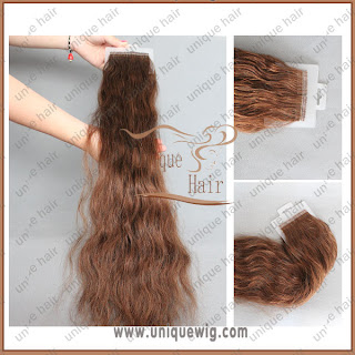 peruvian tape hair weft