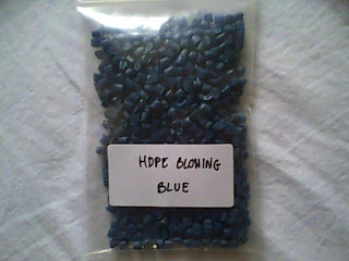 recycled hdpe blow grade blue