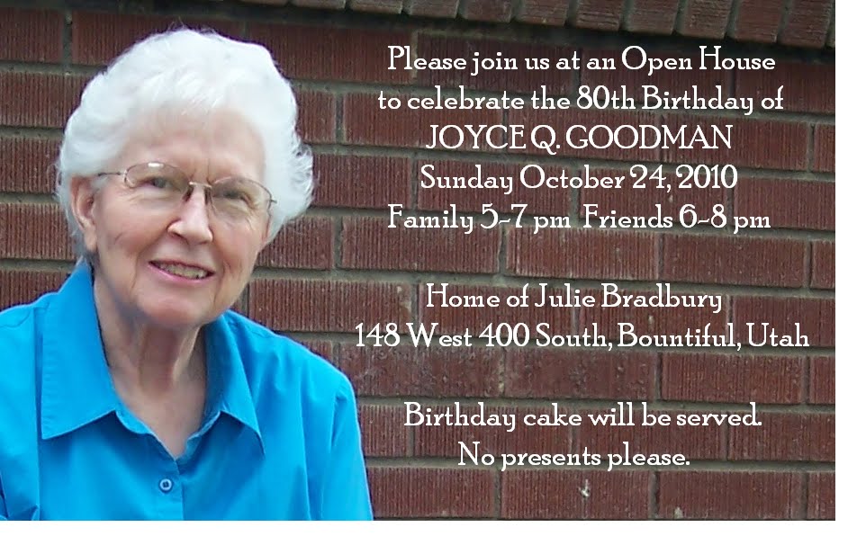 80th birthday party. 80th Birthday Celebration!