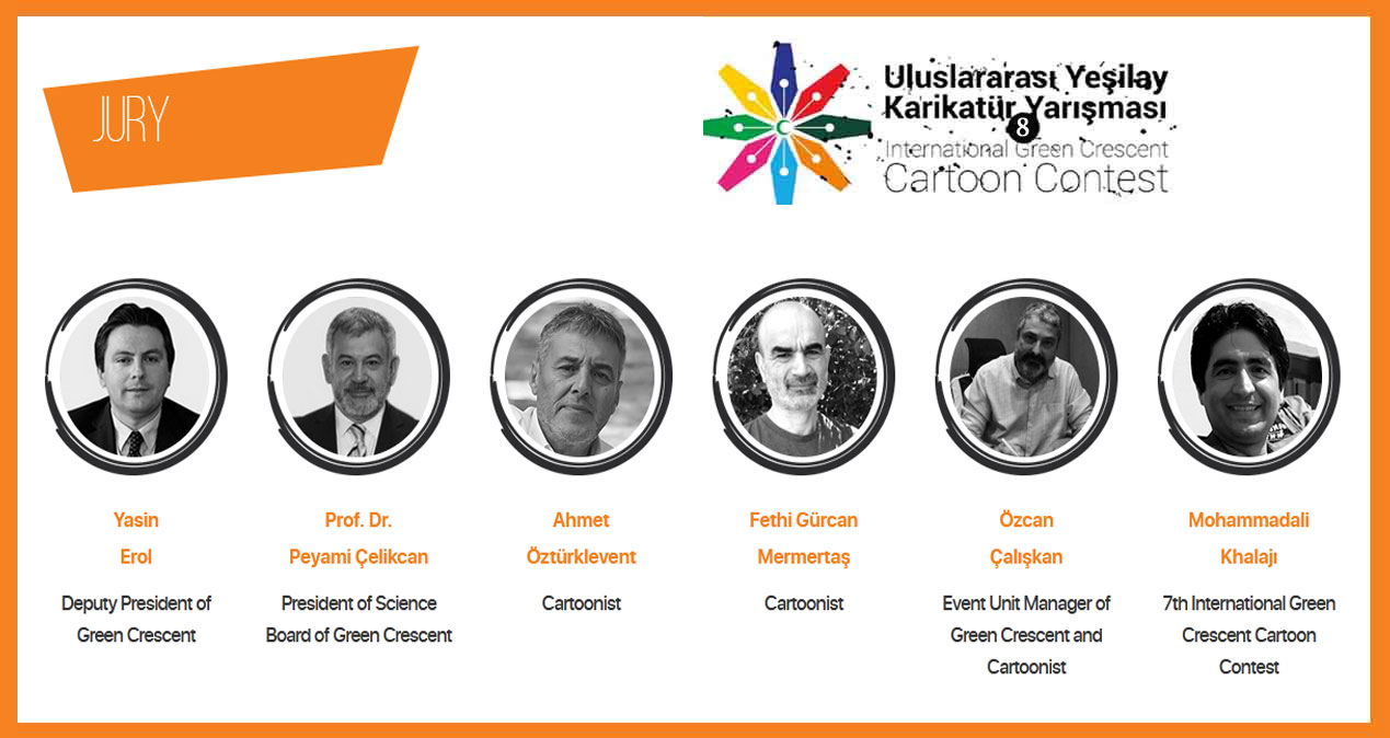 Jury of the 8th International Green Crescent Cartoon Contest