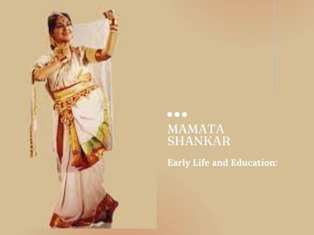 Mamata Shankar Early Life and Education