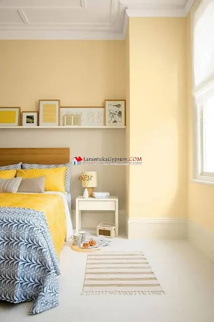 warna cat rumah lime yellow untuk bagian kamar
