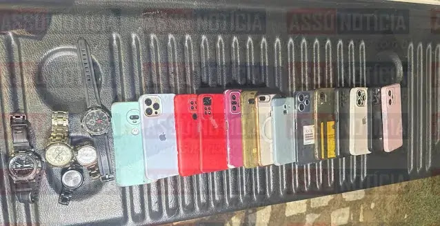Fugitivo de Alcaçuz é visto em Assú, mas escapa de cerco policial e deixa para trás 14 celulares roubados