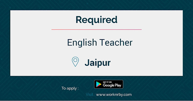 English Teacher job in Jaipur