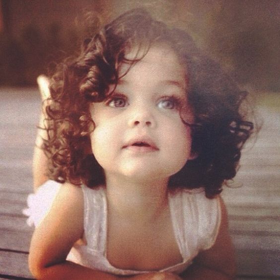Beautiful Curly Hair Baby Wallpaper