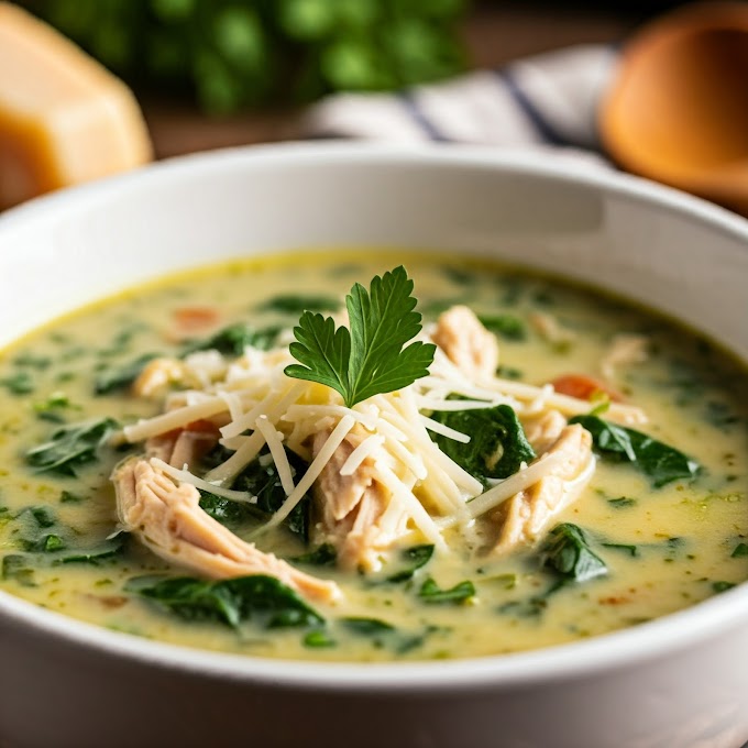 Keto Chicken and Spinach Soup Recipe | Low-Carb, Creamy, and Delicious Comfort Food