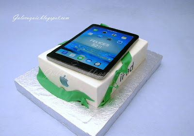 Tarta fondant iPad