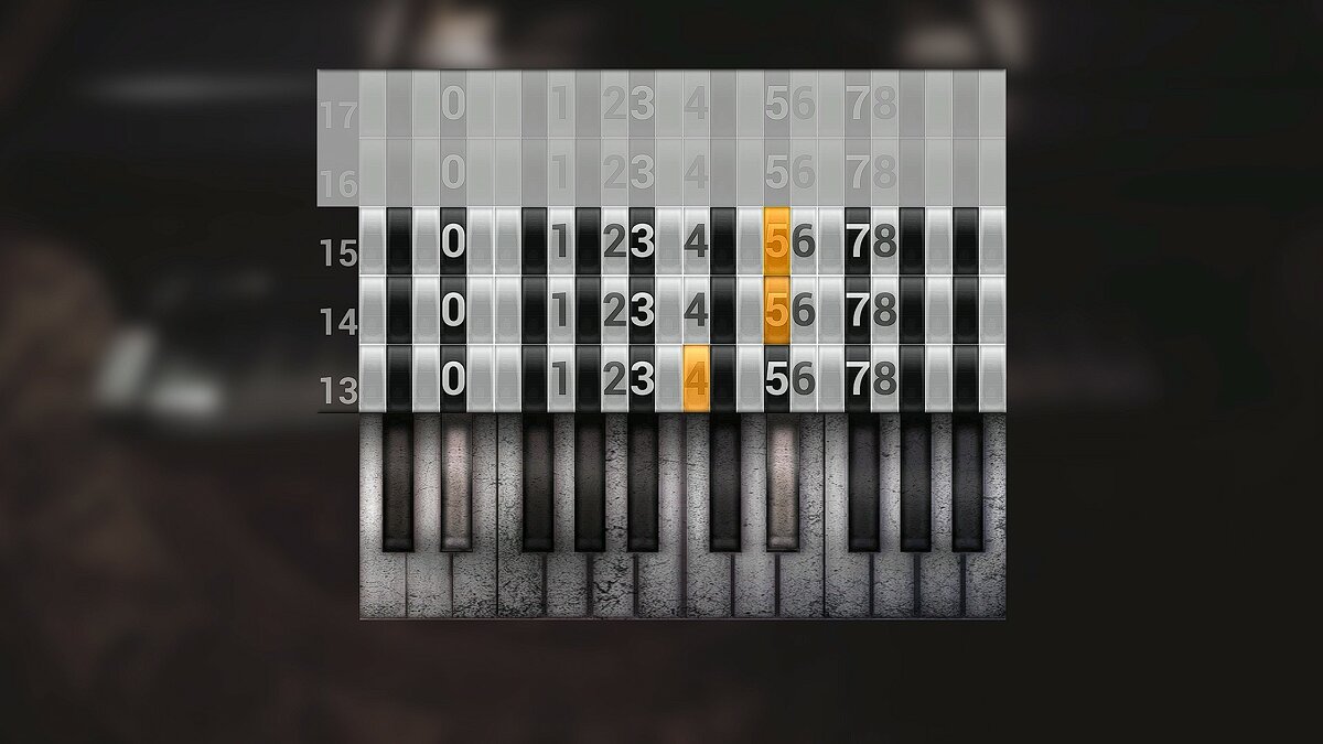 How to solve the piano puzzle and open access to the laboratory