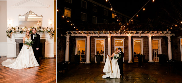 Christmas Themed Wedding at The Tidewater Inn in Easton, MD photographed by Maryland Wedding Photographer Heather Ryan Photography