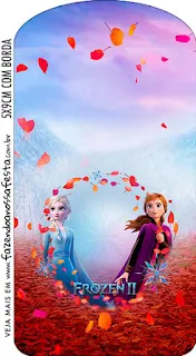 Frozen 2: Etiquetas para Candy Bar para Imprimir Gratis.