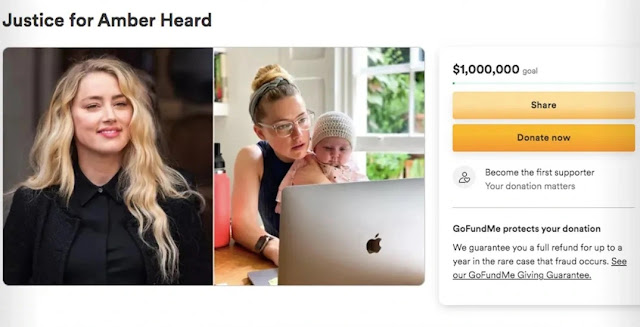 Amber Heard donation