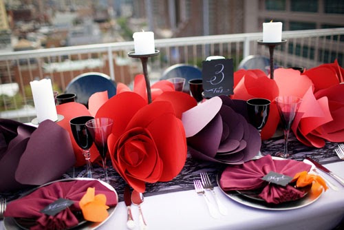 paper flowers wedding. how to make paper flowers