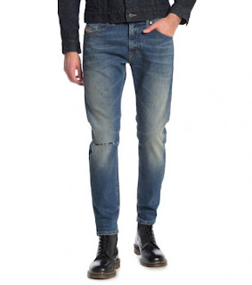 DIESEL Blue Thommer Slim Fit Jeans