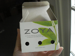 Zoya shipping container nail polish box 3 free polishes promotion