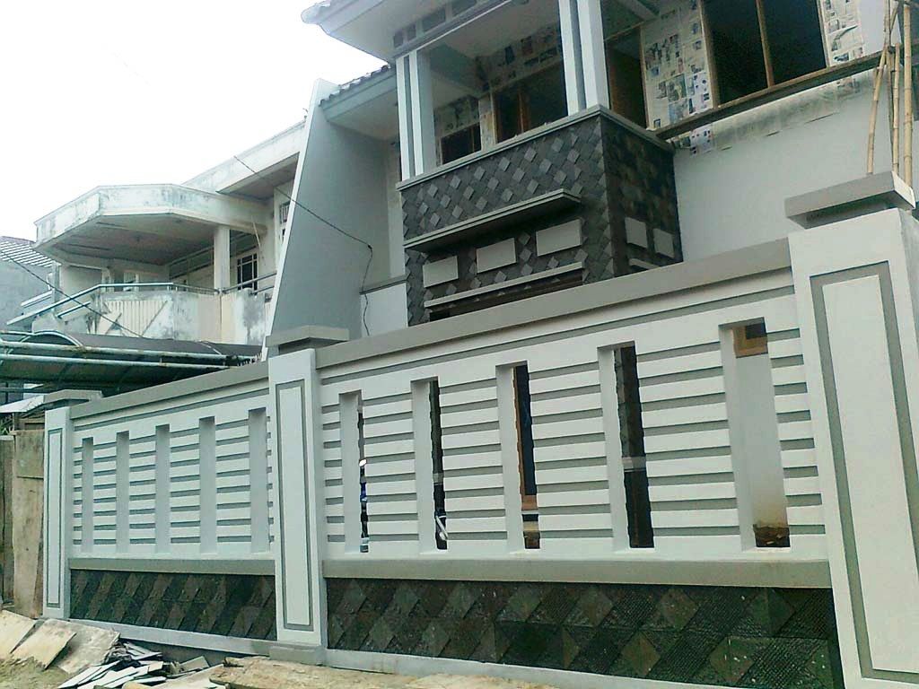  Model  Pagar  Untuk Rumah Mewah Desain Rumah Minimalis 