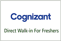 Cognizant Walk-in For Freshers