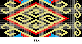 77-stitch mini iPad sleeve pattern