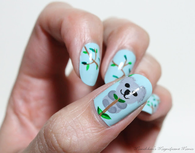 Koala Nail Design