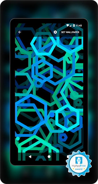 Live wallpaper, neon