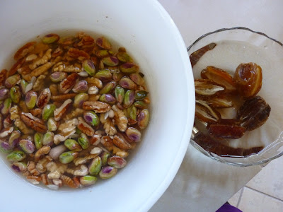 Nuts And Seeds. Soak nuts for 4 hours, seeds