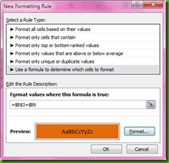 kotak dialog new formatting Rule