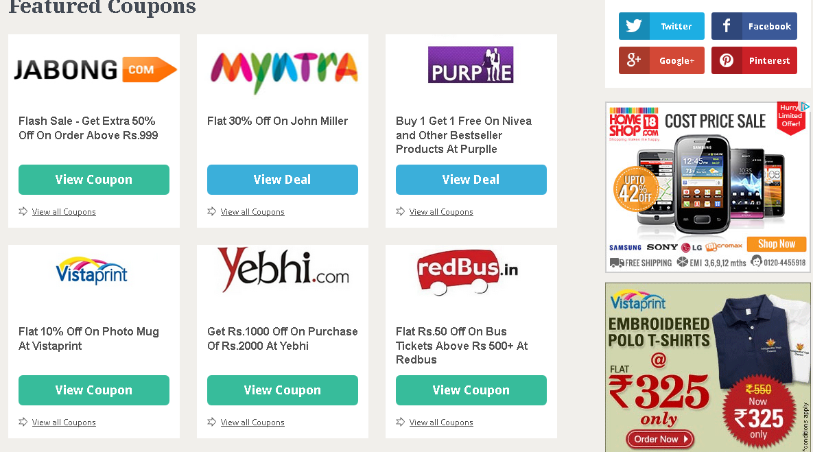 Online Shopping India, Best Deals & Coupons
