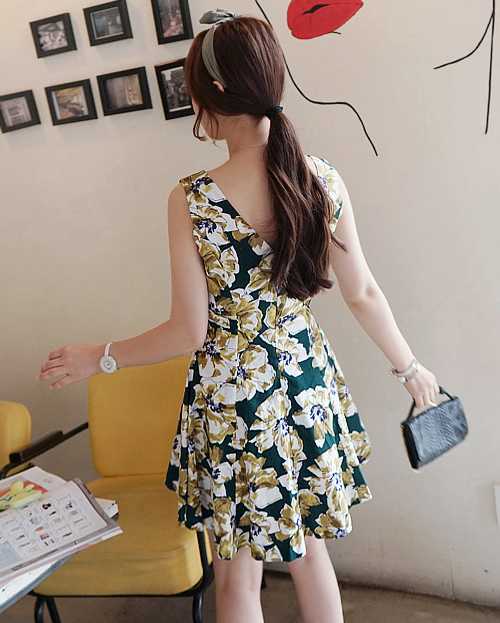 Floral A-Line Sundress