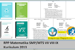 RPP Matematika SMP/MTS VII VIII IX Kurikulum 2013