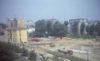 cantiere via Assunta Milano anni '70