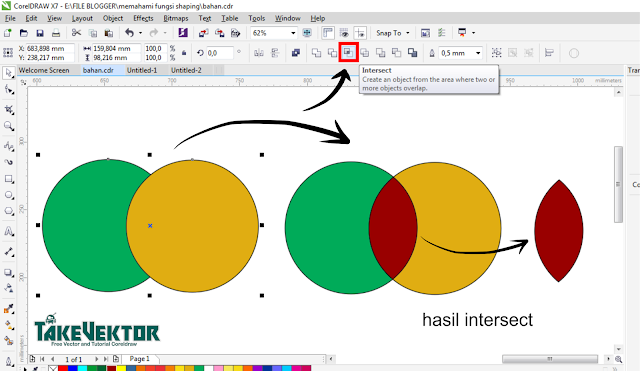 Memahami Fungsi Shaping Dalam Coreldraw