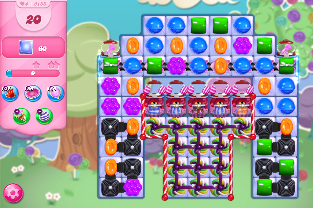 Candy Crush Saga level 6185