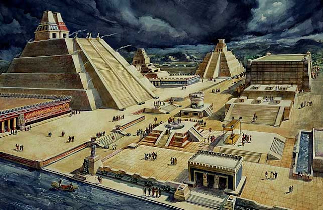 Resultado de imagem para tenochtitlán a capital asteca